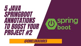 5 Essential Java SpringBoot Annotations to use in your Project #2 | Entity Relationship