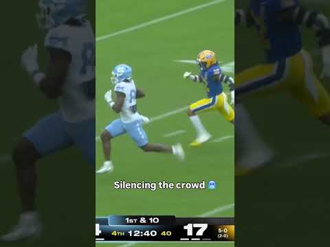 He let the fans know 😤 #unc #accfootball #collegefootball