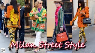 Italian Street Style | Milan Spring Fashion Walk 2024 & Outfit Ideas | Sidewalk Milan #streetstyle