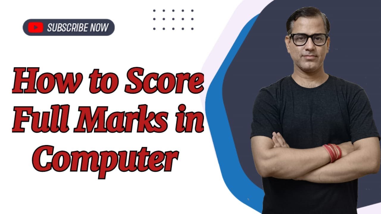How to Score Full In Computer ICSE Class 10 sirtarunrupani YouTube