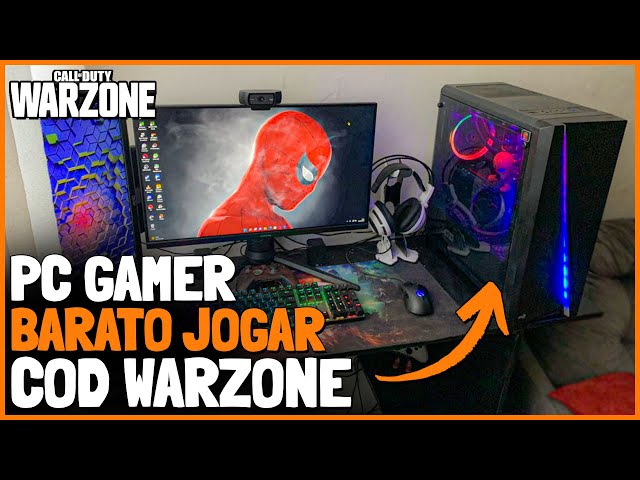 PC GAMER MAIS BARATO PARA JOGAR FREEFIRE 