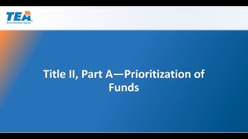 2021-2022 Random Validation – Title II, Part A Prioritization