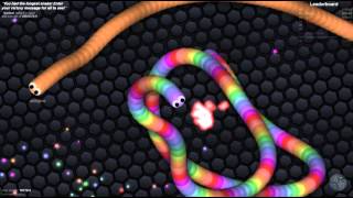 DE GUSANO A CULEBRA y de culebra A COMIDA-----SLITHER.IO----JOSEG-68--