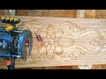 Wood carving - router machine work by PVJ wood carving