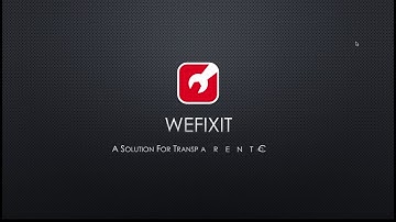 WeFixIt Basic Overview   Video Presentation