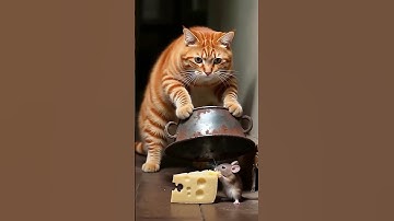 Shocking! 😱😱 The tabby cat sets a silent trap and waits… やばすぎ！😱😱 猫は静かに罠を仕掛けて待つ…！#shorts #orangecat