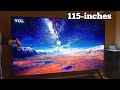 Tcl worlds largest qdmini led tv 115inches qm89 2024