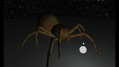OpenGL spider animation