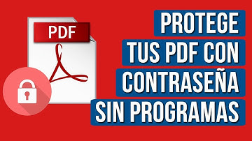 Como Proteger un PDF con Contraseña GRATIS