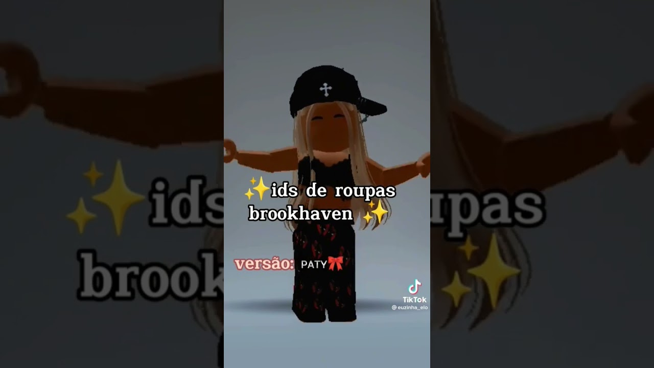 id de roupas no brookhaven (versão Paty) #roblox #brookhaven #edit 