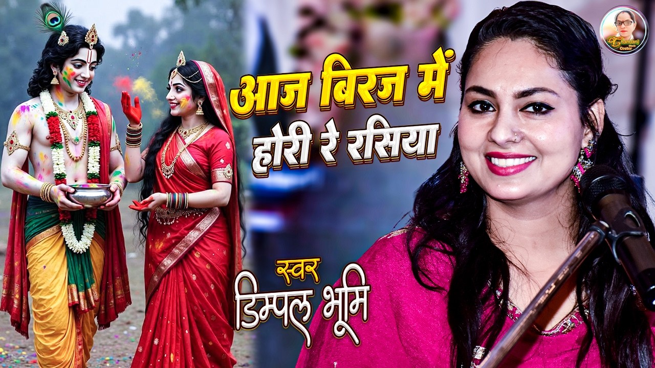 आज बिरज में होरी रे रसिया | Aaj Biraj Mein Holi Re Rasiya | Dimpal Bhumi Song | New Holi Song 2026