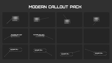 Modern Callout Packs : After effects template
