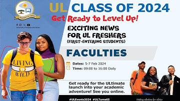 University of Limpopo 2024 Online Orientation Programme for First-Time Entering Students: Faculties