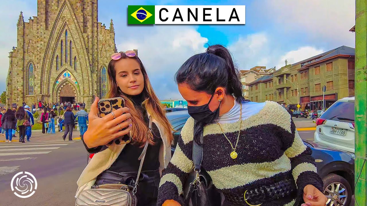 🇧🇷 Walking in CANELA | Rio Grande do Sul, Serra Gaúcha, Brazil |【4K】