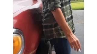 saint Augustine Florida sexy girls smoking cigarette days in parking hanging out