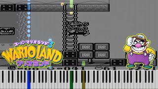 【スーパーマリオランド3 ワリオランド】21.ボスコース【ピアノアレンジもどき】