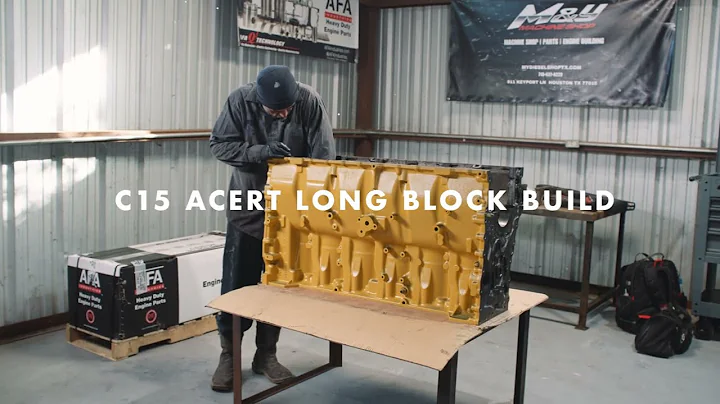 Caterpillar C15 ACERT - Long block build