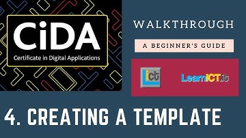 4. Creating a Basic Template For All Pages - CIDA - Developing Web Products Walkthrough