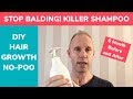 STOP BALDING! - DIY Baking Soda &amp; ACV Shampoo for Hair Regrowth and Healthy Scalp