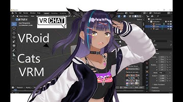 Install Blender addons, Cats and VRM importer