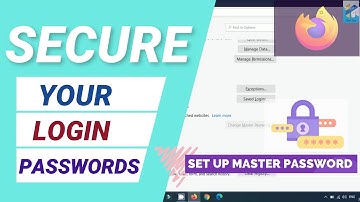 How to Secure Passwords | How To Set Master Password in Mozilla Firefox | Tech Talk