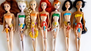 Disney Princess Doll Makeover ~ DIY Miniature Ideas for Barbie  Wig, Dress, Faceup, and More! DIY