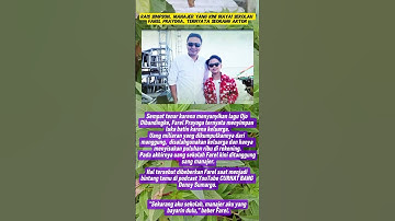 Rais Simpson, Manajer yang Kini Biayai Sekolah Farel Prayoga, Ternyata Seorang Aktor