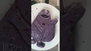 Grimace Shake Cake! 😭 #grimaceshake #grimace #mcdonalds #shorts