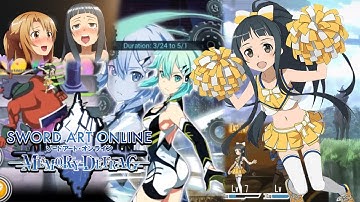 THE POWER OF A CHEERLEADER! DESTROYING THE FIRST BOSS! | Sword Art Online : Memory Defrag - Android