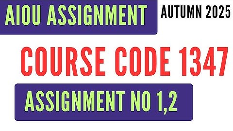 AIOU Code 1347 Commercial Geography (کمرشل جغرافیہ) Solved Assignment No.1 & 2 Autumn 2025 FSc I.Com