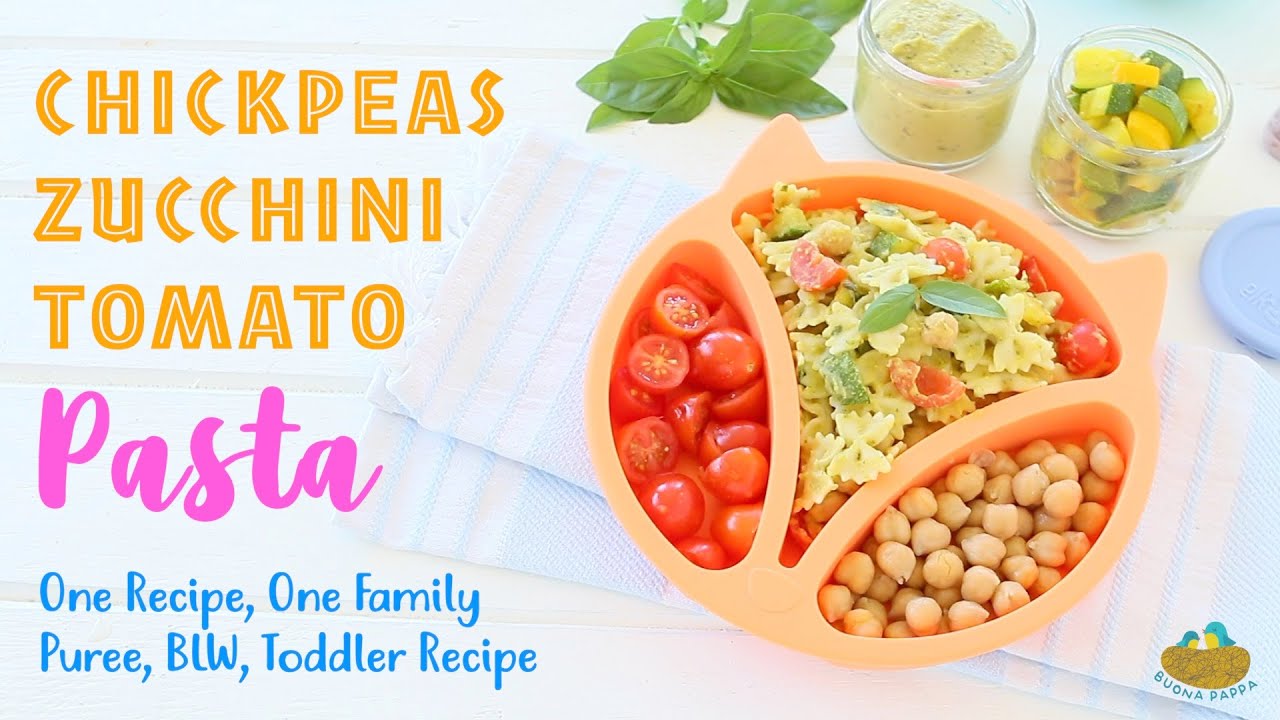 Healthy & Easy Chickpeas Zucchini Pesto Pasta | BuonaPappa