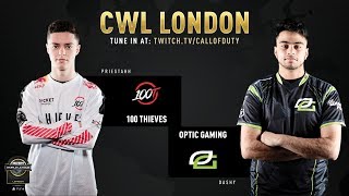 100 Thieves vs Optic Gaming | CWL London 2019 | Day 1