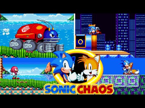 Lançaram Sonic Mania 2??? Um Fan Game Maravilhoso! Sonic Chaos Remake Full  Walkthrough 