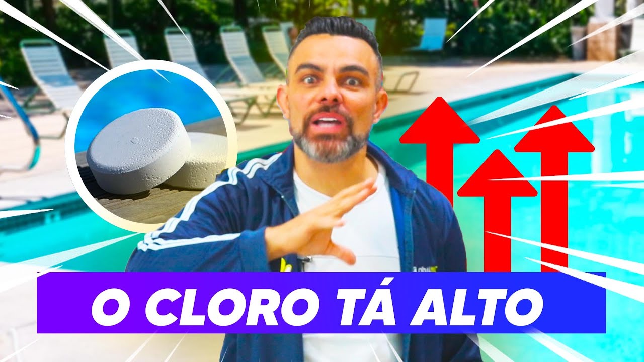 3 FORMAS DE BAIXAR O NÍVEL DE CLORO DA SUA PISCINA - YouTube
