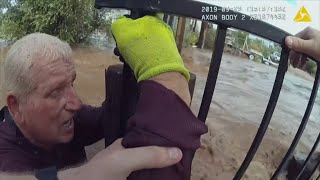 Apache Junction man swept away by flood water recalls his rescue
