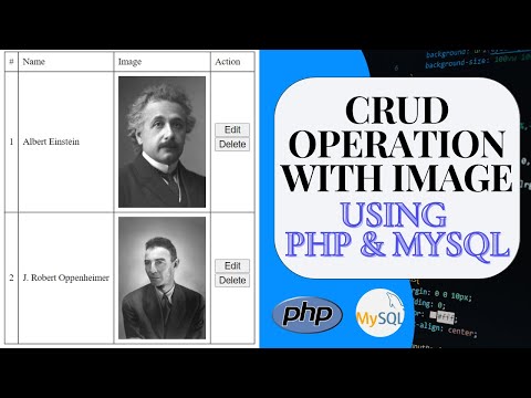 CRUD With Image In PHP & MySQL | Image Upload CRUD Using PHP MySQL