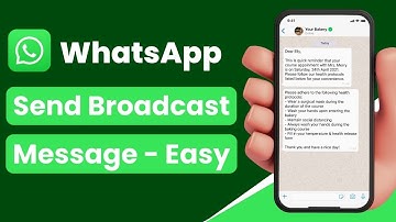 How to Send Broadcast Messages on WhatsApp