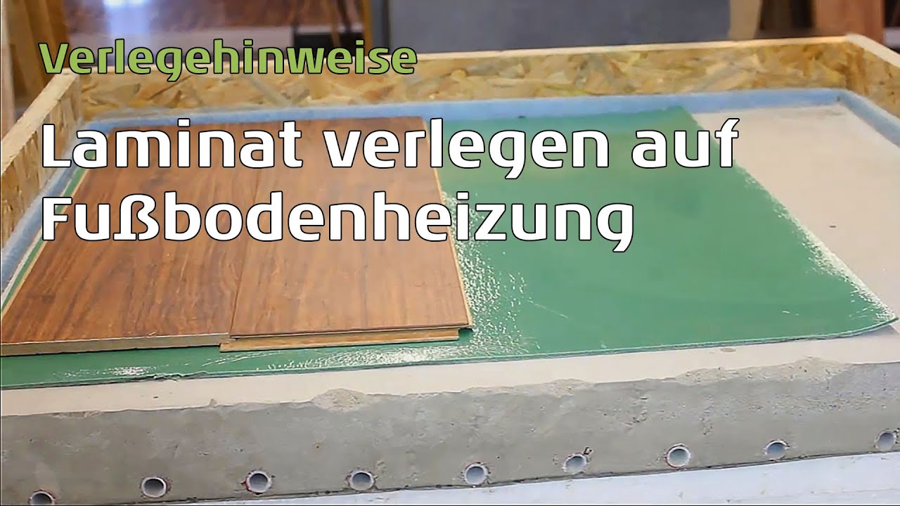 Laminat auf fuÃbodenheizung schwimmende verlegung. parkett ... Laminat fliesenboden