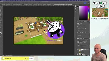 2023-09-05 VOD | Post Steam Page Launch Partay! | Alpine Lake | Game Dev Unity