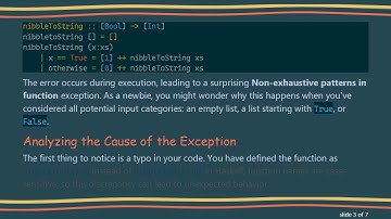 Solving the nibbleToString Exception: Mastering Haskell