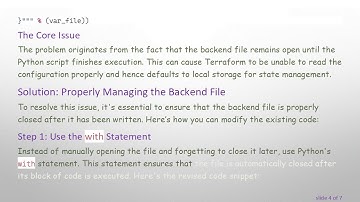 How to Resolve the Issue of Terraform Not Utilizing an S3 Backend with Python python_terraform