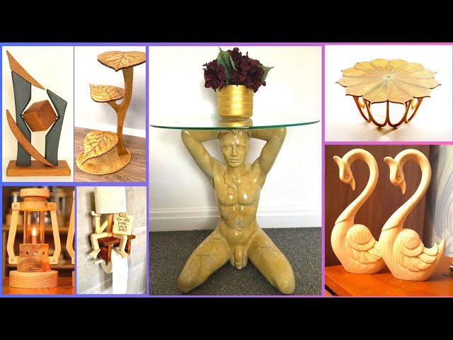 Handmade Wooden Decorative Pieces Ideas /Woodworking projects ideas /scrap  wood project ideas/crafts 