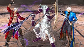 Dante and Vergil co-op combos Devil May Cry 3