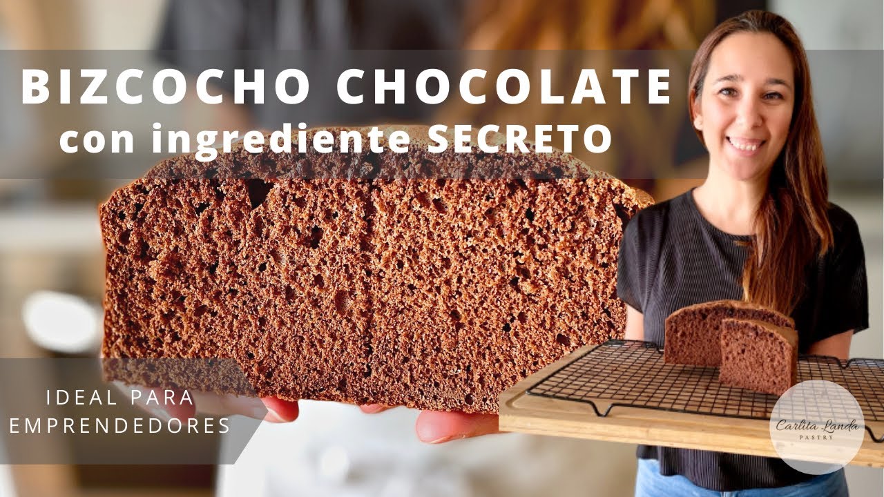 BIZCOCHUELO DE CHOCOLATE | POCOS ingredientes | SECRETOS y TÉCNICA | el MÁS húmedo