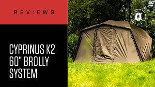 CARPologyTV | Cyprinus K2 60-inch Brolly System Review