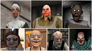 Escape Endings | Granny*Evil Nun*Mr.Meat*Dread Teacher*IT Clown*Erich Sann*Grandpa And Granny