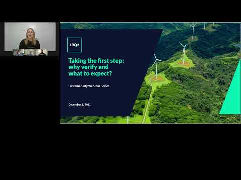 Why Verify and what to expect? - Webinar Sustainability LRQA #1