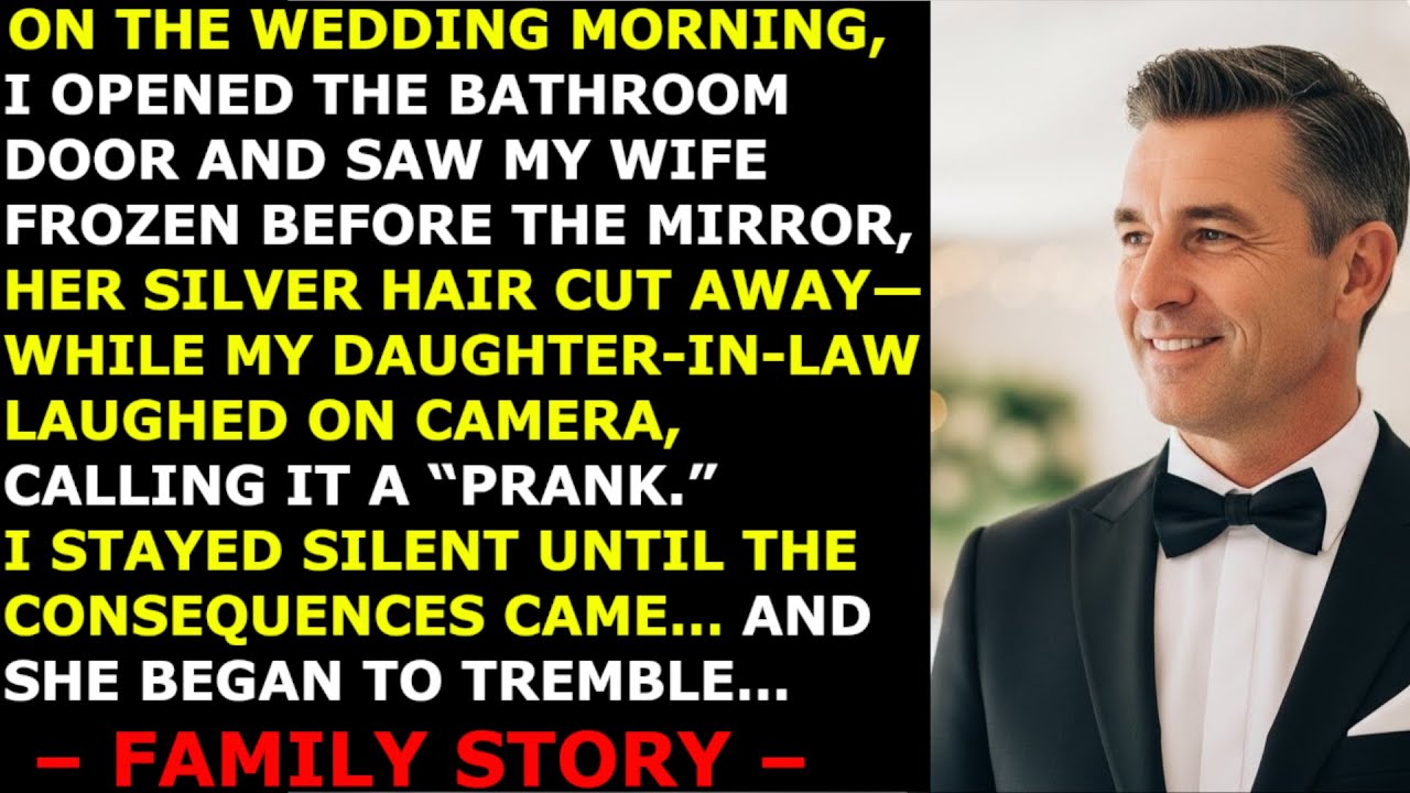 My Daughter in Law Shaved My Wife’s Head on Her Wedding Day for Views—The Video Went Viral...