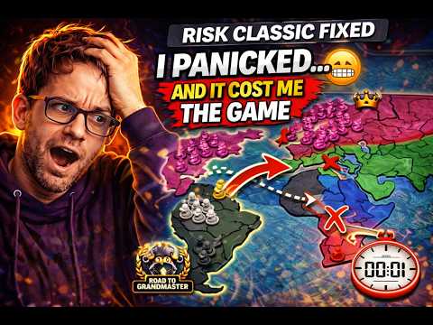 Risk Classic Fixed - I Panicked… And It Cost Me The Game