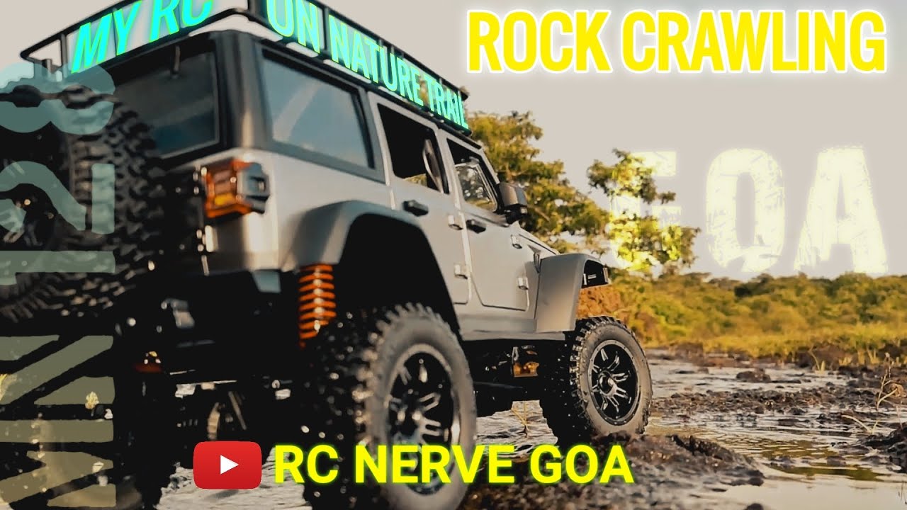 RC on Nature Trail in Goa | rock crawler | cinematic | mn128 